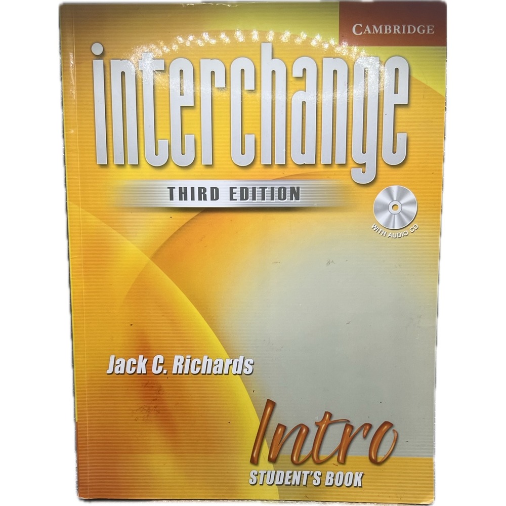 Interchange Intro Student's Book 3rd Edition Jack C Richards